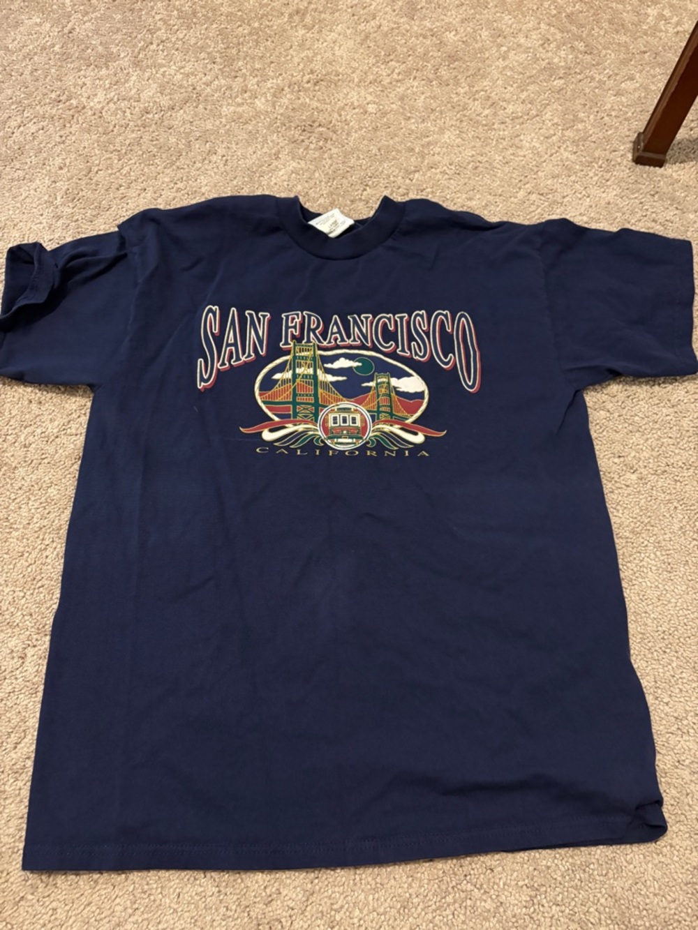 Vintage San Francisco Graphic Tee - Navy